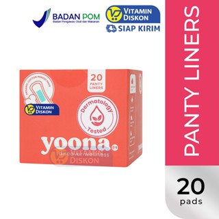 YOONA PANTY LINERS 15CM - 20 PADS