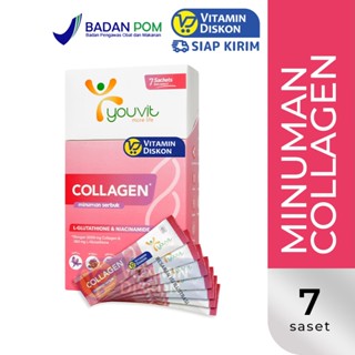 YOUVIT COLLAGEN L-GLUTATIHIONE & NIACINAMIDE - ISI 7 SACHET