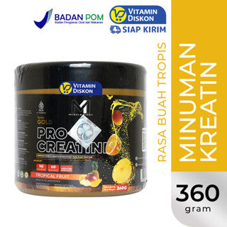 MUSCLE FIRST PRO GOLD CREATINE TROPICAL FRUIT 360GR