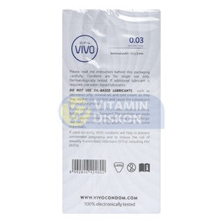 VIVO KONDOM 0.03 SUPERTHIN - ISI 12