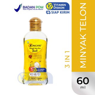 KONICARE MINYAK TELON PLUS 3 IN 1 60 - ML