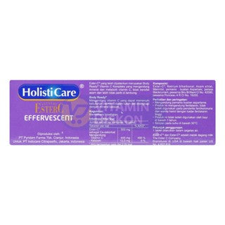 HOLISTICARE ESTER C EFFERVESCENT BLACKCURRANT - ISI 10 TABLET