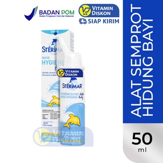 STERIMAR NOSE HYGIENE BABY GENTLY CLEANSES AND PREVENT COLDS 50ML