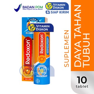 REDOXON VITAMIN C, D AND ZINC RASA JERUK 10 TABLET