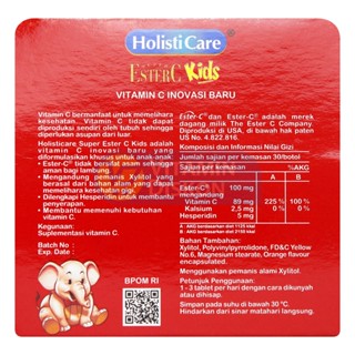 HOLISTICARE ESTER C KIDS 30 TABLET