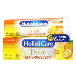 HOLISTICARE ESTER C EFFERVESCENT ORANGE - ISI 10 TABLET