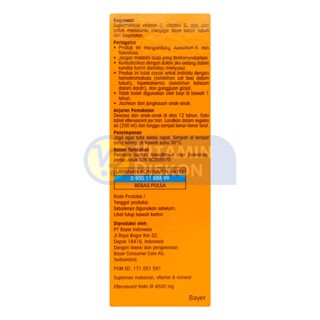 REDOXON VITAMIN C, D AND ZINC RASA JERUK 10 TABLET