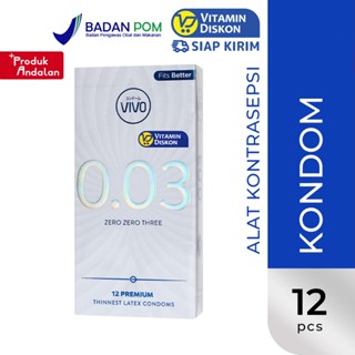 VIVO KONDOM 0.03 SUPERTHIN - ISI 12
