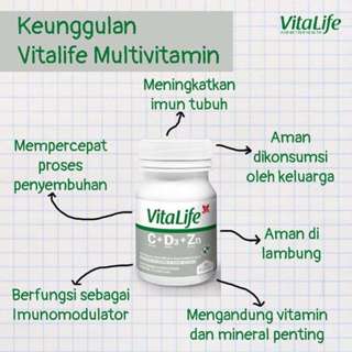 VITALIFE C+D3+ZINC 30 KAPSUL