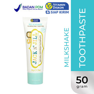 JACK N' JILL NATURAL TOOTHPASTE MILKSHAKE 50G