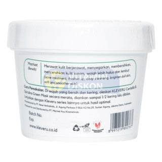 KLEVERU CENTELLA AND SPIRULINA GREEN MASK 120GR