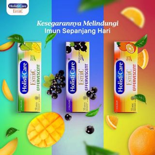 HOLISTICARE ESTER C EFFERVESCENT BLACKCURRANT - ISI 10 TABLET