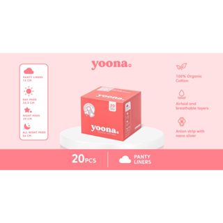 YOONA PANTY LINERS 15CM - 20 PADS