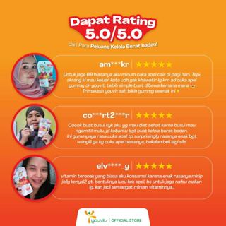 YOUVIT APPLE CIDE VINEGAR GUMMY - ISI 14 PCS