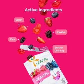 YOUVIT BEAUTI+ GUMMY - 1 SACHET ISI 7 PCS