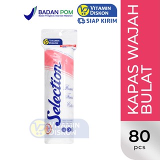 SELECTION ROUND FACIAL COTTON 80 SHEET
