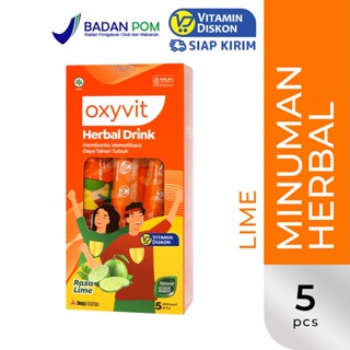 OXYVIT HERBAL DRINK ISI 5 STICKPACK RASA LIME 5GR