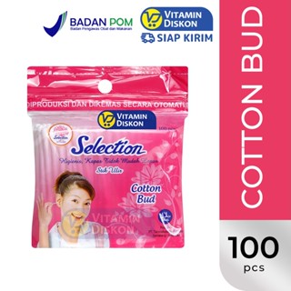 SELECTION COTTON BUD ZIPLOCK 100 PCS