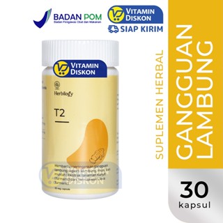 HERBILOGY T2 DOUBLE TURMERIC 30 CAPS