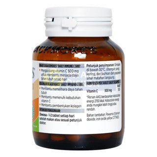 BLACKMORES DAILY IMMUNE C 500 - 60 CAPS