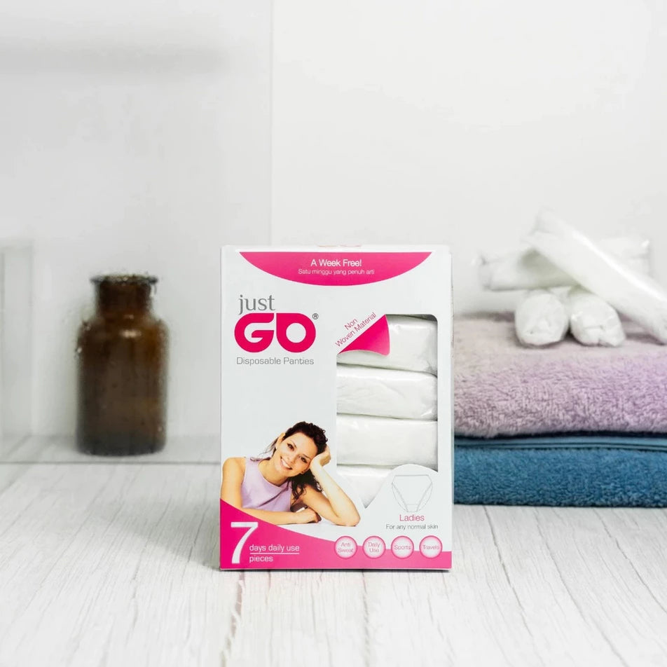 JUST GO DISPOSABLE UNDERWEAR WOMAN SIZE L