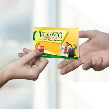 VITALONG C VITAMIN C 500 MG 1 STRIP ISI 4 KAPSUL
