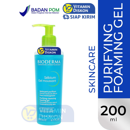 BIODERMA SEBIUM GEL MOUSSANT 200ML