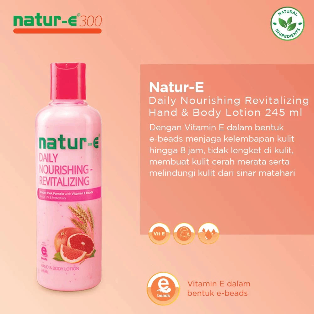 NATUR E ACTIVE BEAUTY HAND AND BODY LOTION PROTECT AND GLOW 100 ML