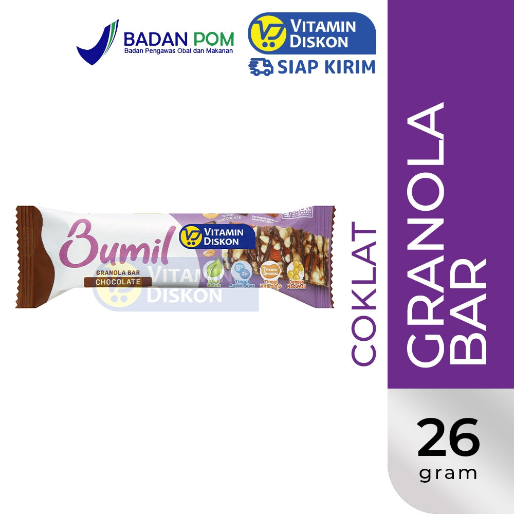 BUMIL GRANOLA SNACK BAR RASA CHOCOLATE - 26GR