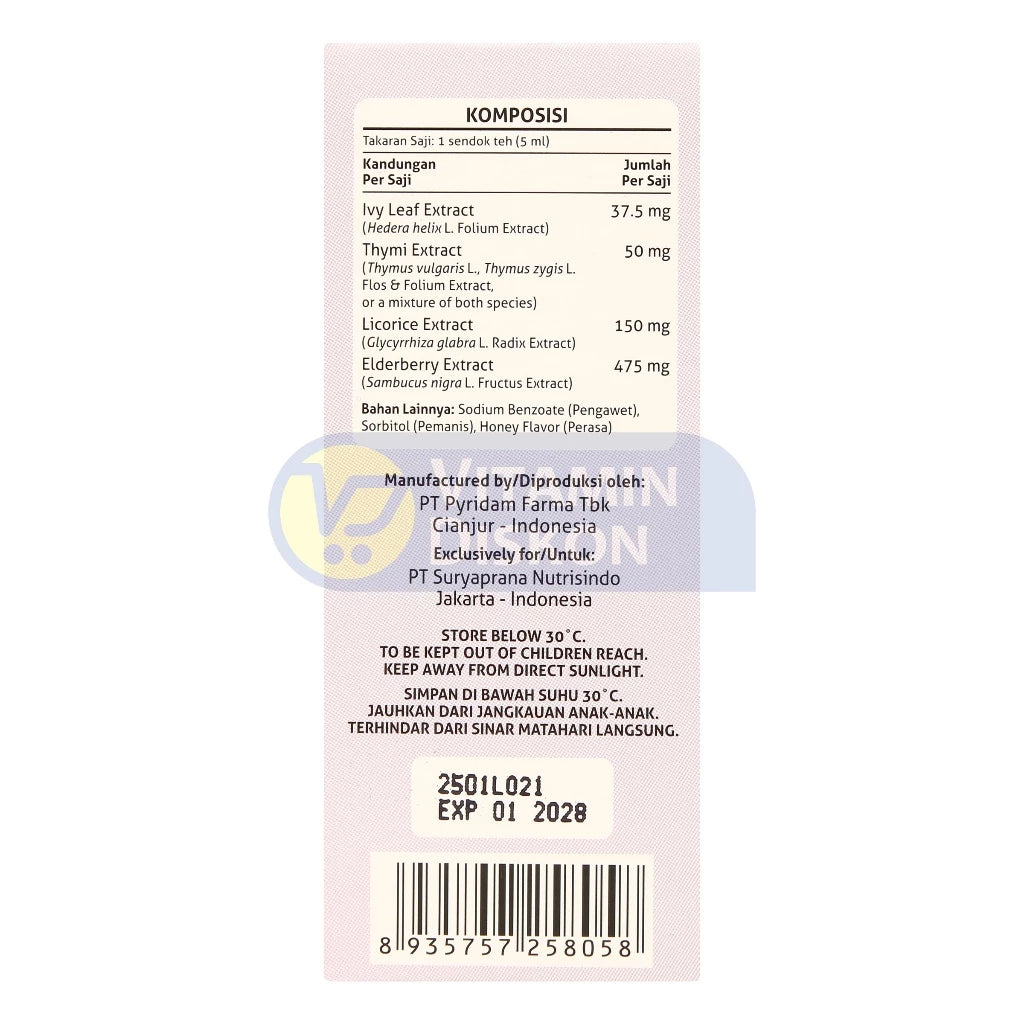 Nutrimax C and C Syrup Demam - Batuk - Pilek - 100 ml