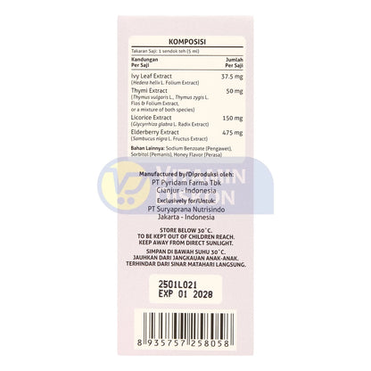 Nutrimax C and C Syrup Demam - Batuk - Pilek - 100 ml