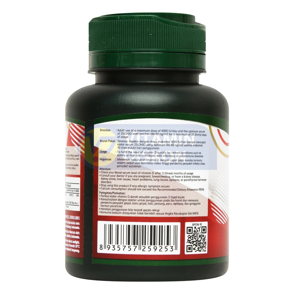 NUTRIMAX VITAMIN D3 4000 IU 30 TABLET