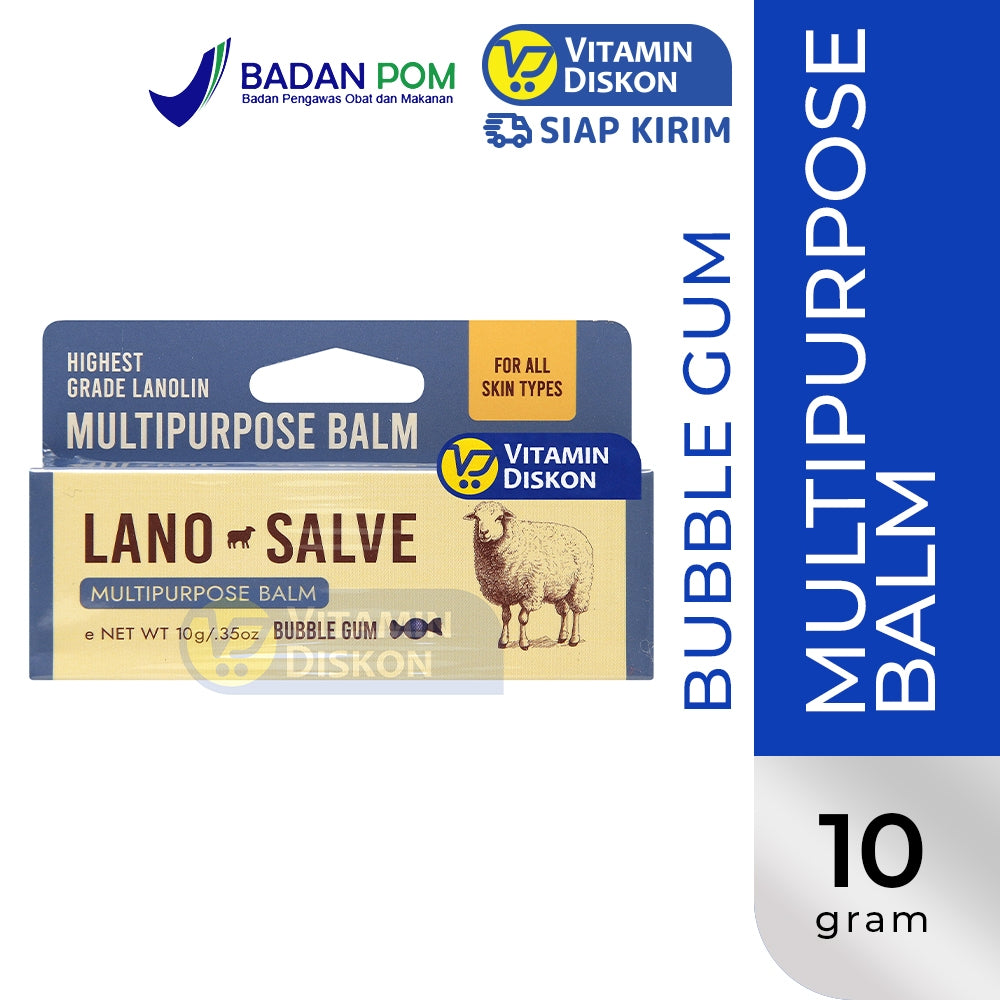 BUTTERED LANOSALVE BUBBLE GUM 10GR