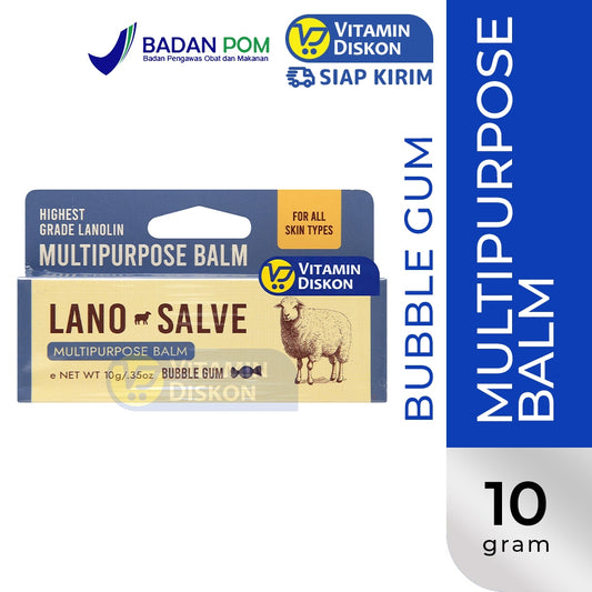 BUTTERED LANOSALVE BUBBLE GUM 10GR