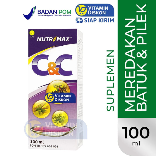 Nutrimax C and C Syrup Demam - Batuk - Pilek - 100 ml