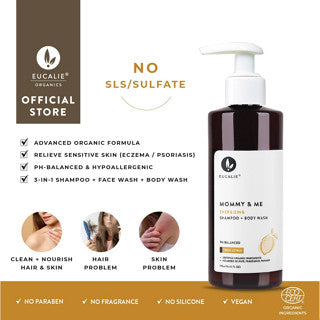 EUCALIE MOMMY AND ME ENERGIZING SHAMPOO AND BODY WASH 100 ML