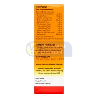 LASERIN MADU MEMBANTU MEREDAKAN BATUK PADA ANAK 60ML