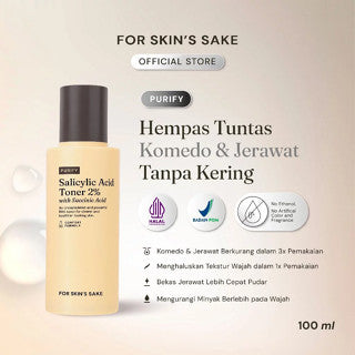 FOR SKIN'S SAKE FSS SALICYLIC ACID TONER 2% WITH SUCCINIC ACID 100 ML