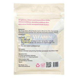 TEDDY CLUBS VANILLA MILK BRIGHTENING MASK 30GR