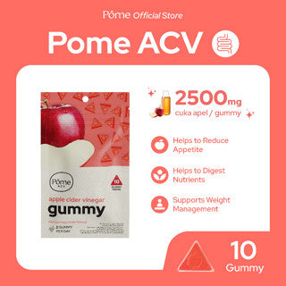 POME APPLE CIDER VINEGAR MINT POMEGRANATE FLAVOUR - 10 GUMMY