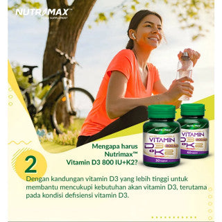 NUTRIMAX WATER DISPERSIBLE VITAMIN D3 PLUS K2 30 TABLET