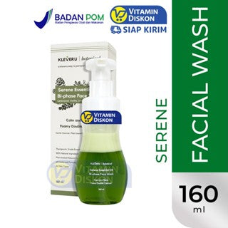 KLEVERU BOTANICAL SERENE ESSENTIAL OIL BI-PHASE FACE WASH 160ML