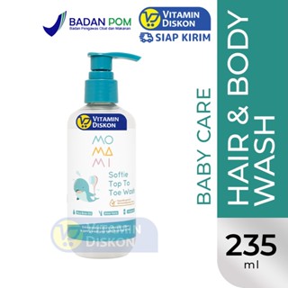 MOMAMI SOFTIE TOP TO TOE WASH 235ML