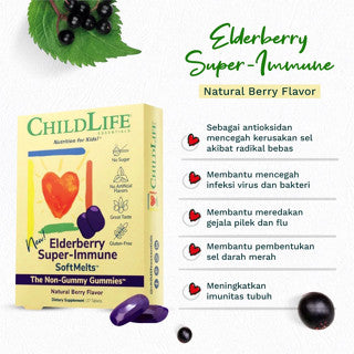 CHILDLIFE ELDERBERRY SUPER IMMUNE 30 GUMMIES