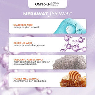 OMNISKIN CICA VOLCANIC ASH PIMPLE DRYING LOTION 20ML