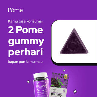 POME OPTIMUN ELDERBERRY AND MORINGA WITH VIT C, D, ZINC AND SELENIUM WITH MINTY YUZU FLAVOUR - 60 GUMMY