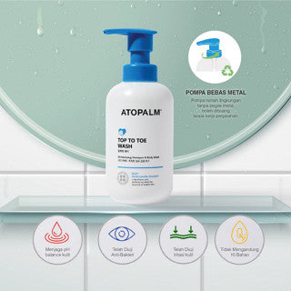 ATOPALM TOP TO TOE WASH 300 ML