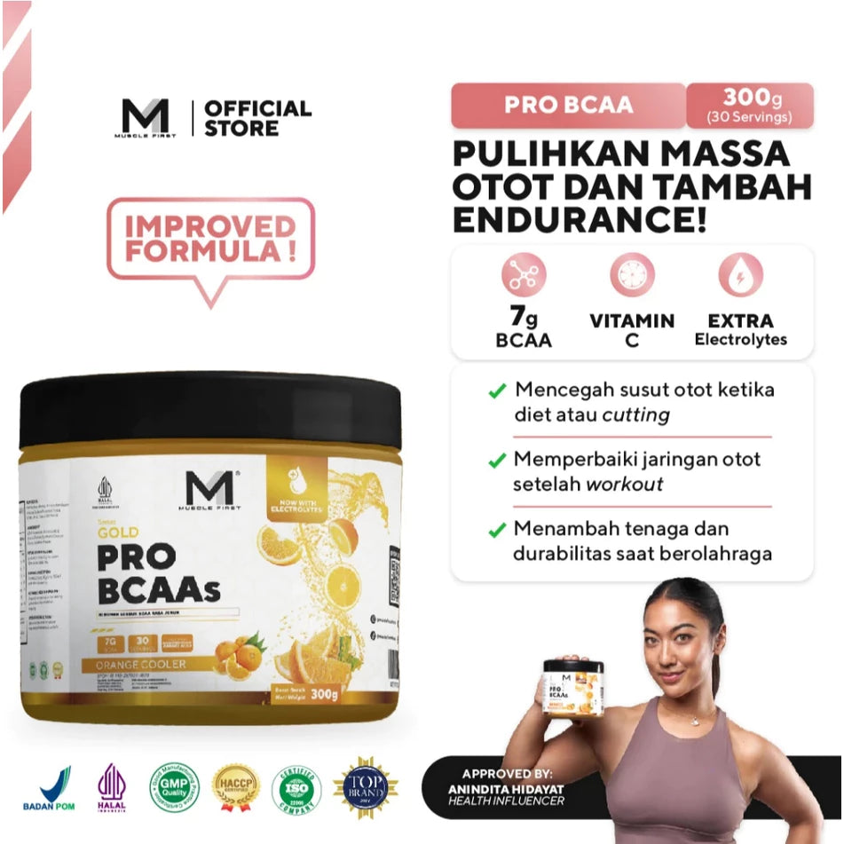 MUSCLE FIRST PRO BCAA 300GR ORANGE