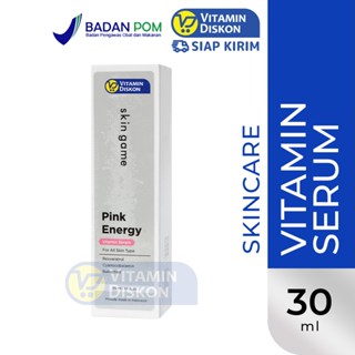 SKIN GAME PINK ENERGY VITAMIN SERUM 30 ML | SERUM MEMPERKUAT IMUN KULIT