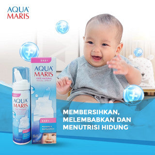 AQUA MARIS BABY NASAL SPRAY 50 ML | Aquamaris Semprot Hidung Bayi (Hidung Tersumbat, Kering, Pilek)